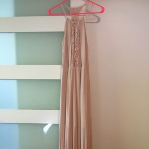 Mossimo pink maxi dress racerback